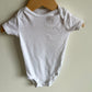 Simple White Bodysuit / 12m