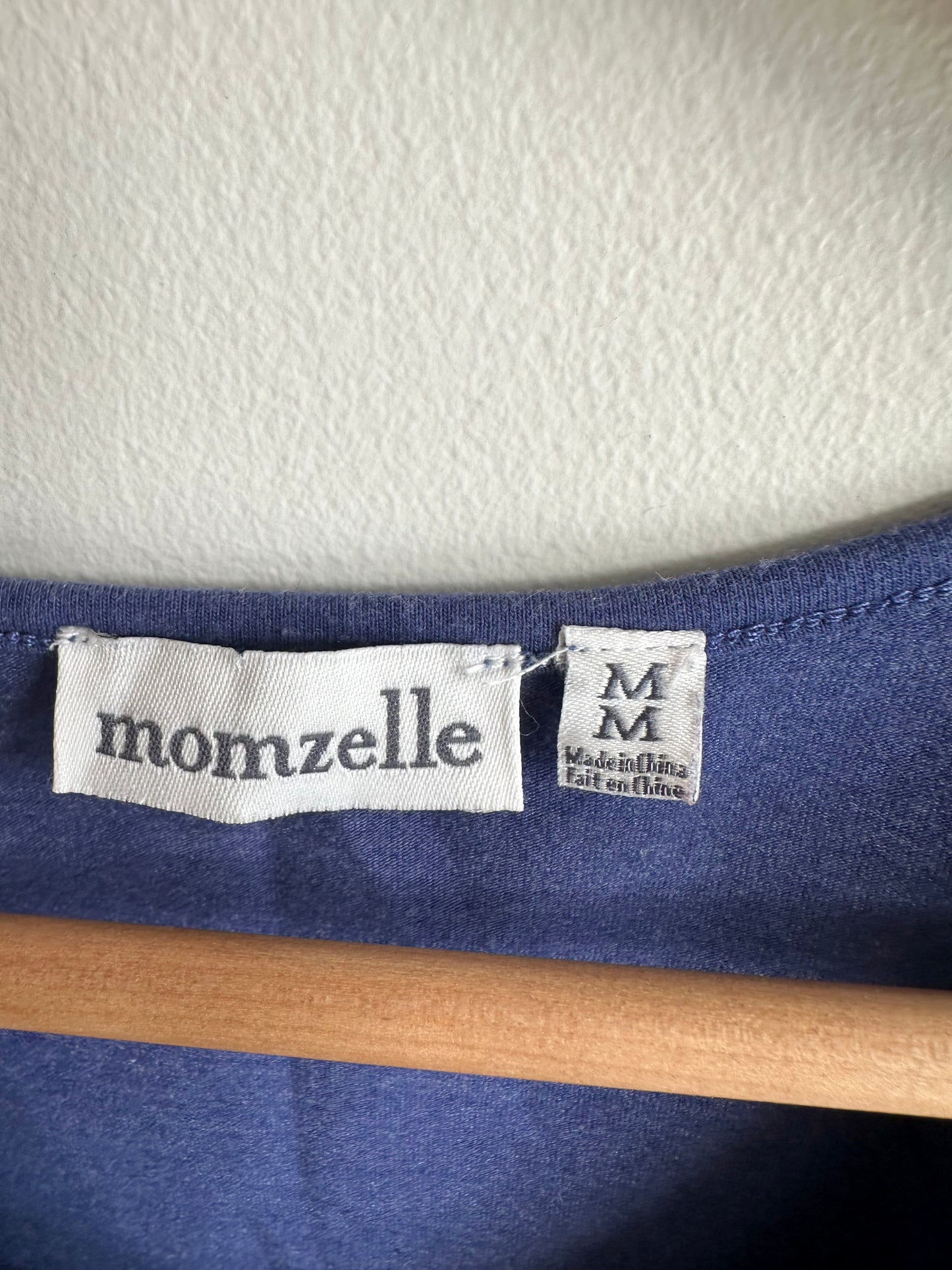 Momzelle Blue Nursing Dress / M