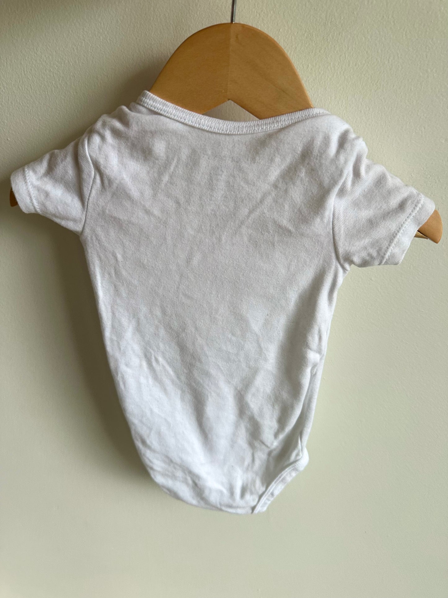 Simple White Bodysuit / 12m