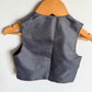 Grey Pin Striped Formal Vest / 18m