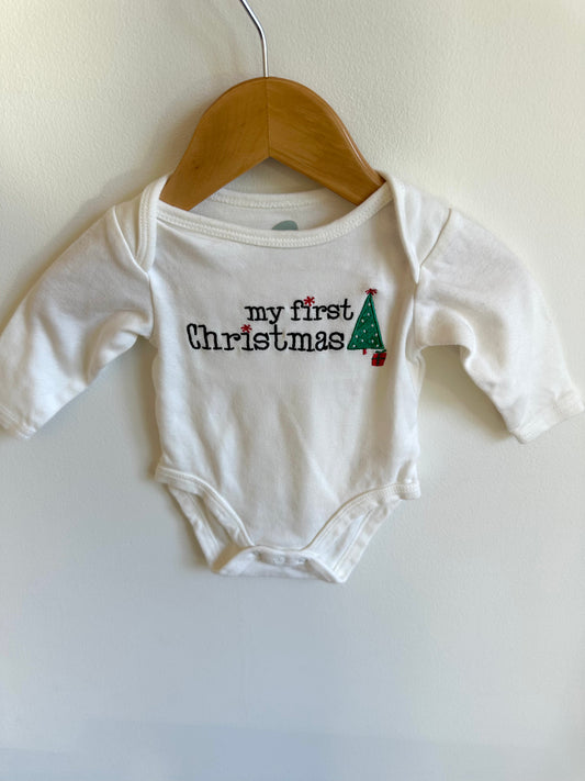 My First Christmas Bodysuit / 0-3m