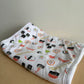 Copper Pearl Sushi Burp Cloth