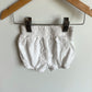 White Eyelet Bubble Shorts / 18m