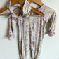 Milkberry Rayon Floral Jumpsuit + Headband / 6-9m
