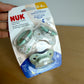 Orthodontic Bee Pattern Glow in the Dark Pacifiers (3 In Package) / 0-6m