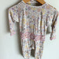 Milkberry Rayon Floral Jumpsuit + Headband / 6-9m
