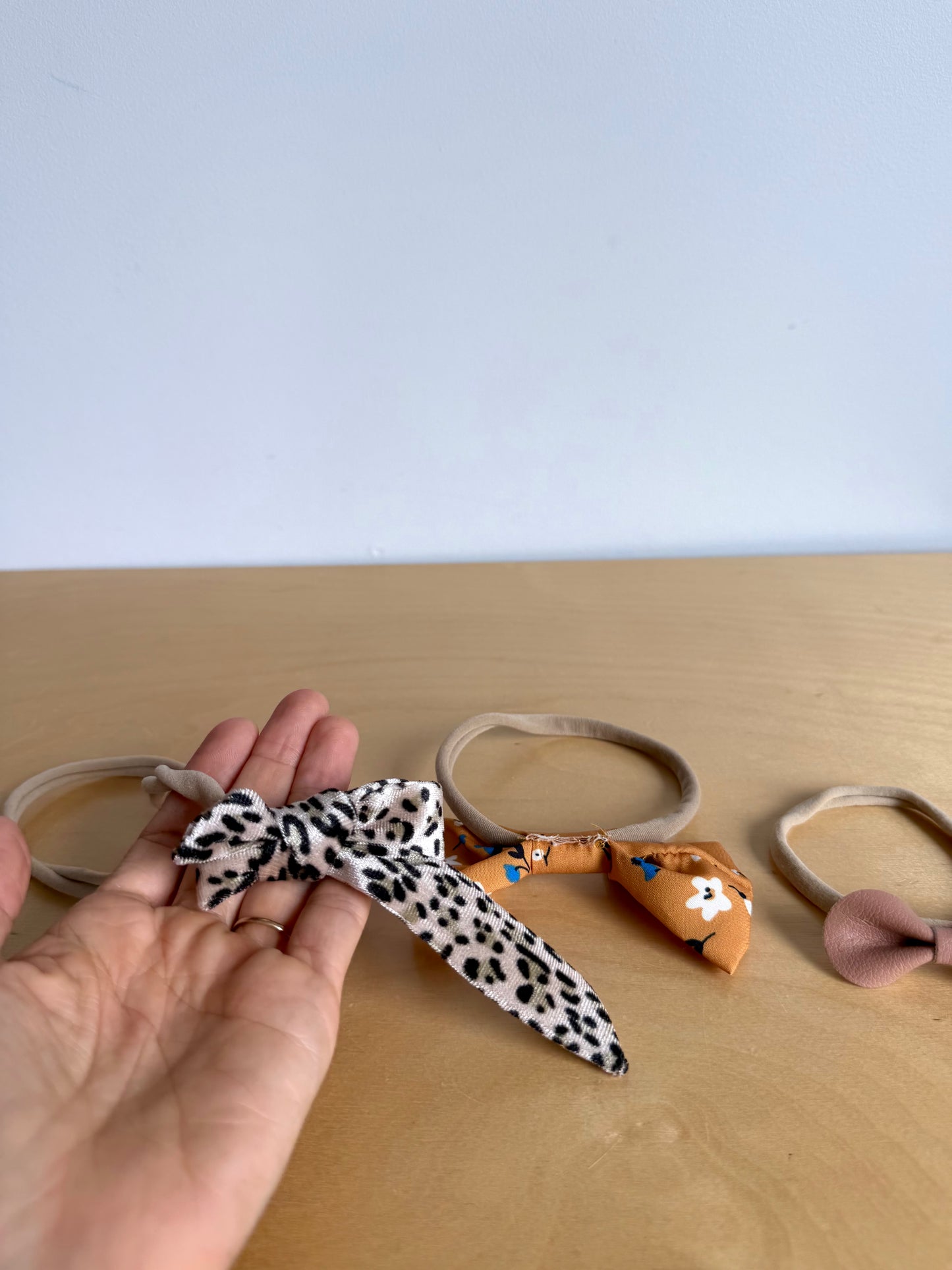 Set of 4 Nylon Bows / 0-12m