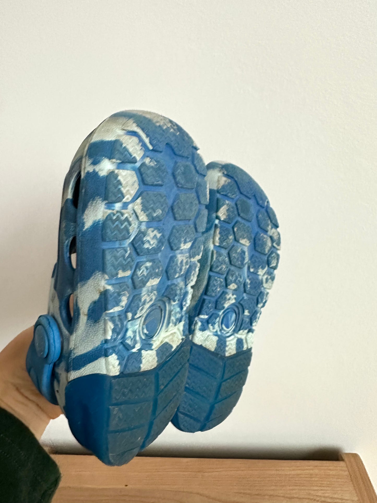 Blue White Sandals (PLAY) / Size 6 Toddler (No Shipping)