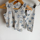 Grey Starfish Tank + Pants Set (With Tags)/ 12-18m