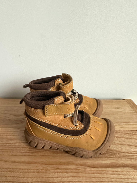 Stride Rite Brown High Top Shoes / Size 6 Toddler