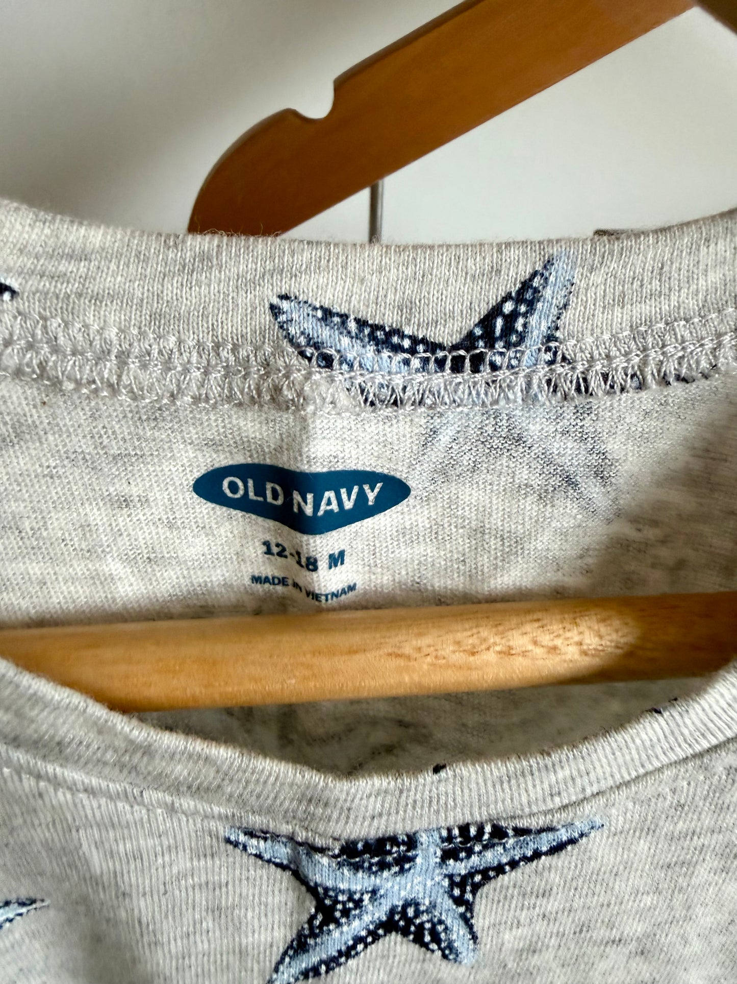 Grey Starfish Tank + Pants Set (With Tags)/ 12-18m