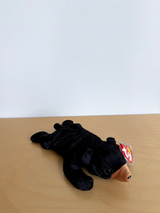 Ty Bear Blackie Stuffy Toy (With tags)