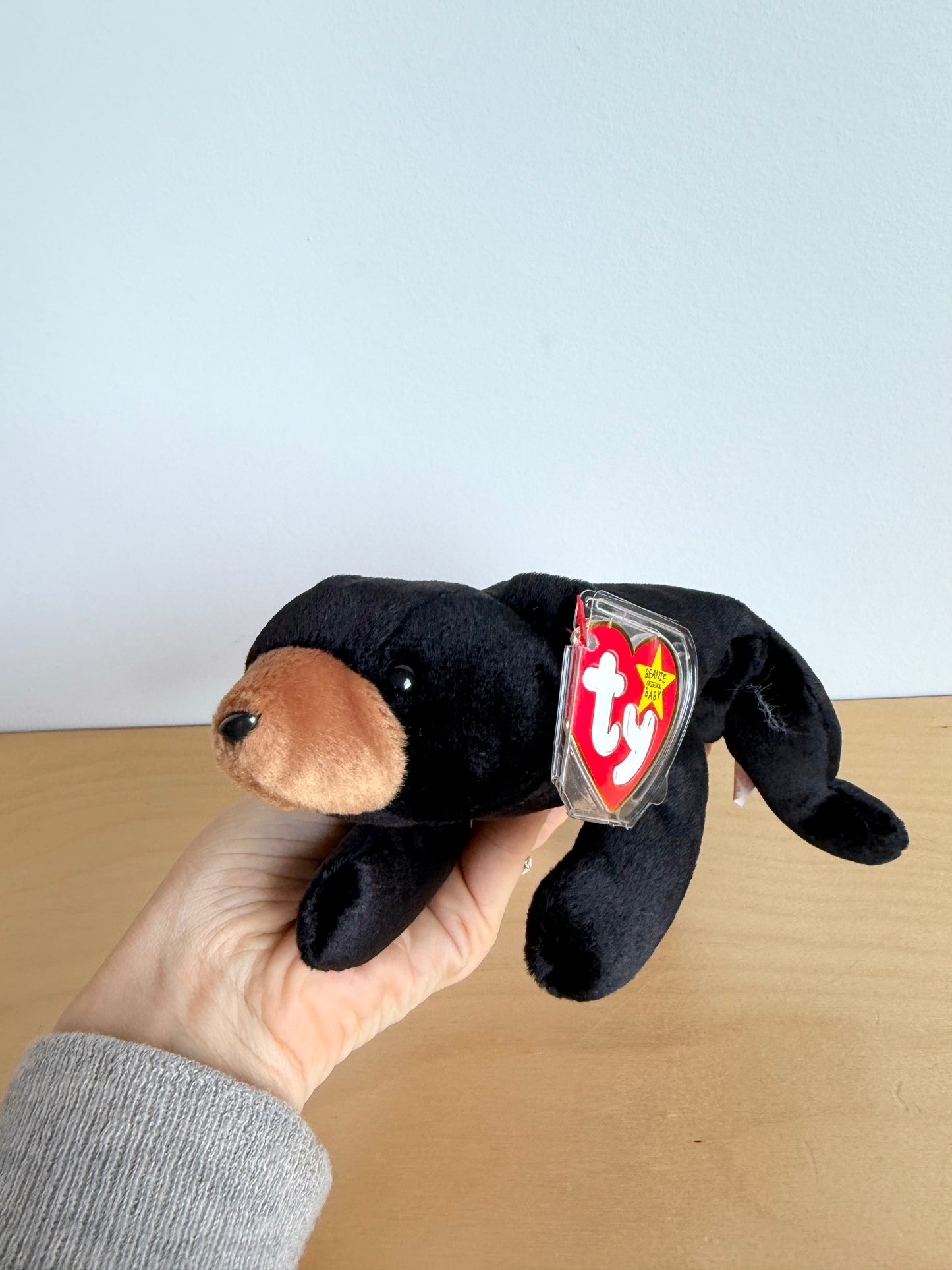 Ty Bear Blackie Stuffy Toy (With tags)