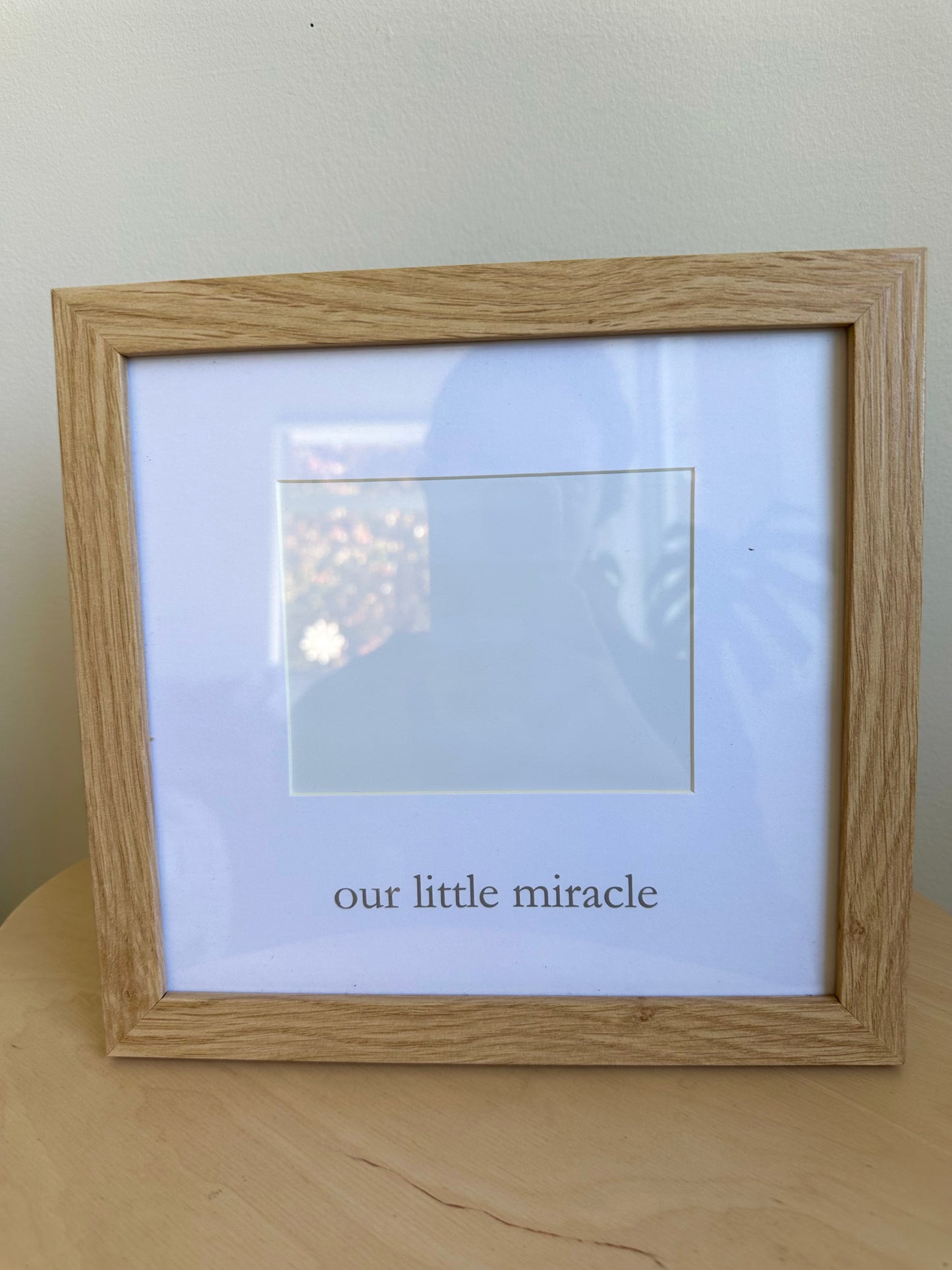 Our Little Miracle Picture Frame / 0-1 years (No Shipping)