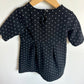 Black Polka Dot Dress / 3T