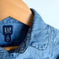 Gap Denim Like Button Up Top / 2-3T