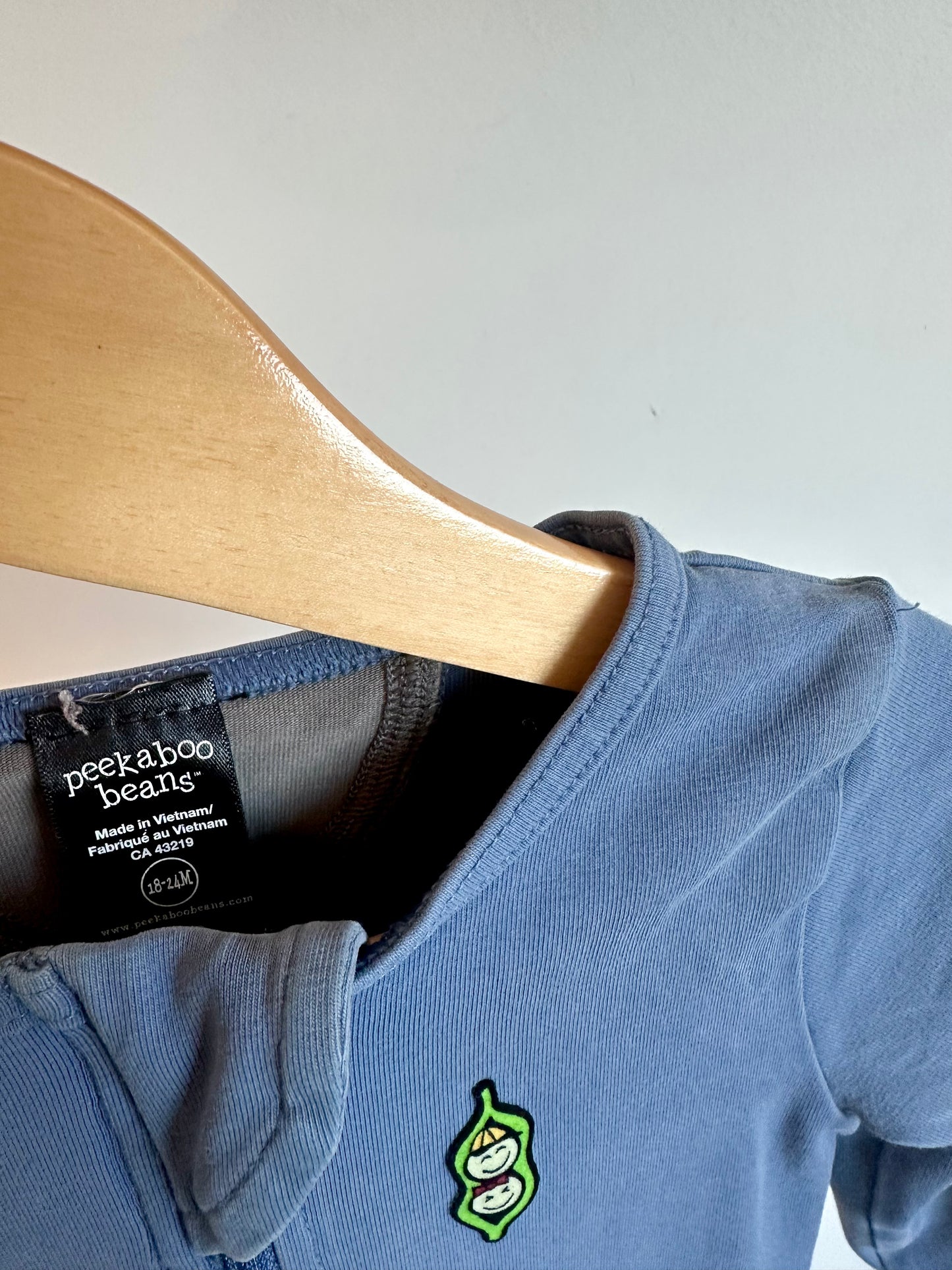 Peekaboo Beans Blue Sleeper (PLAY) / 18-24m
