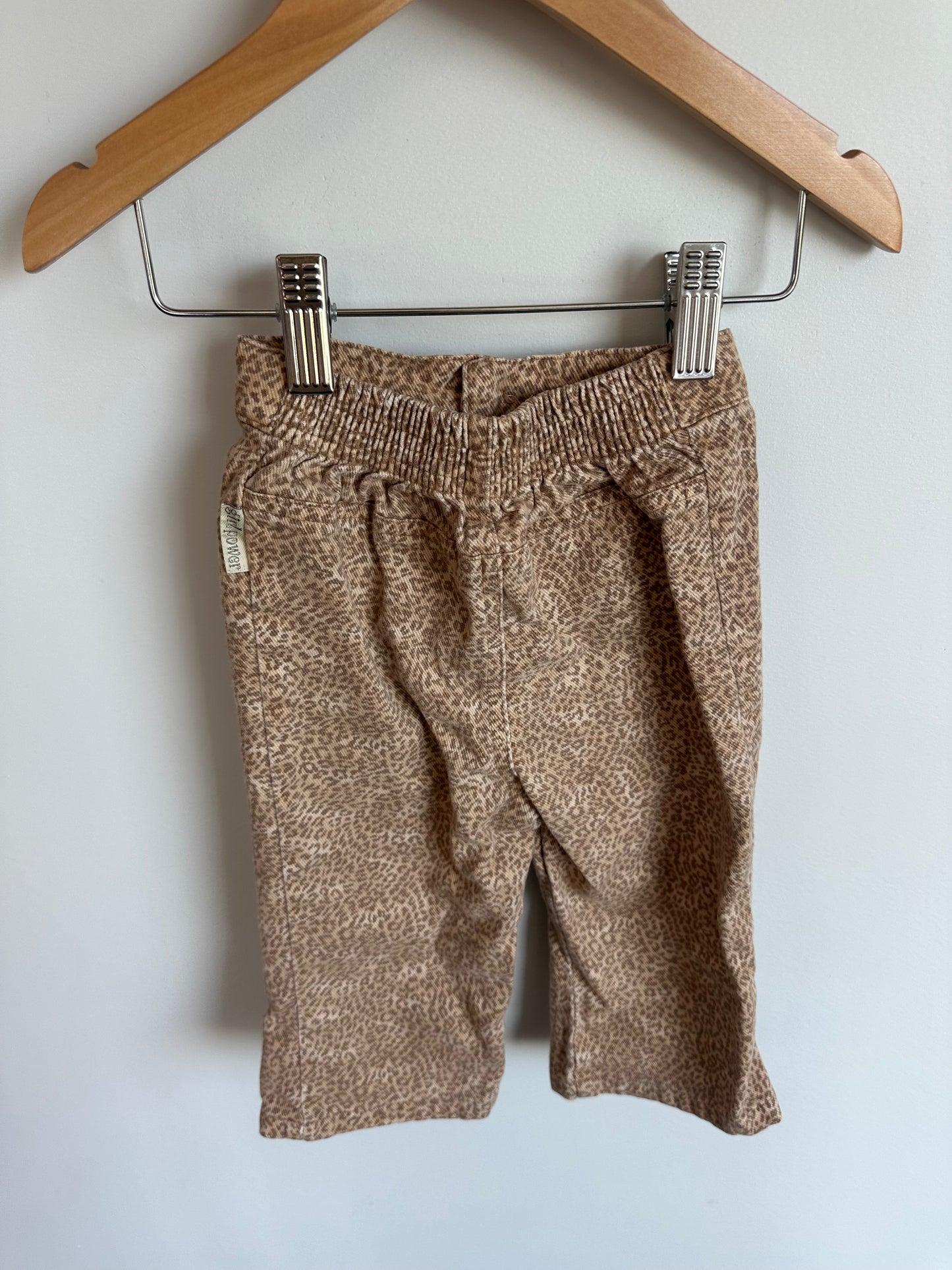 Animal Print Cotton Pants / 18m