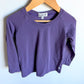 Handmade Purple Long Sleeve Top / 3-4T