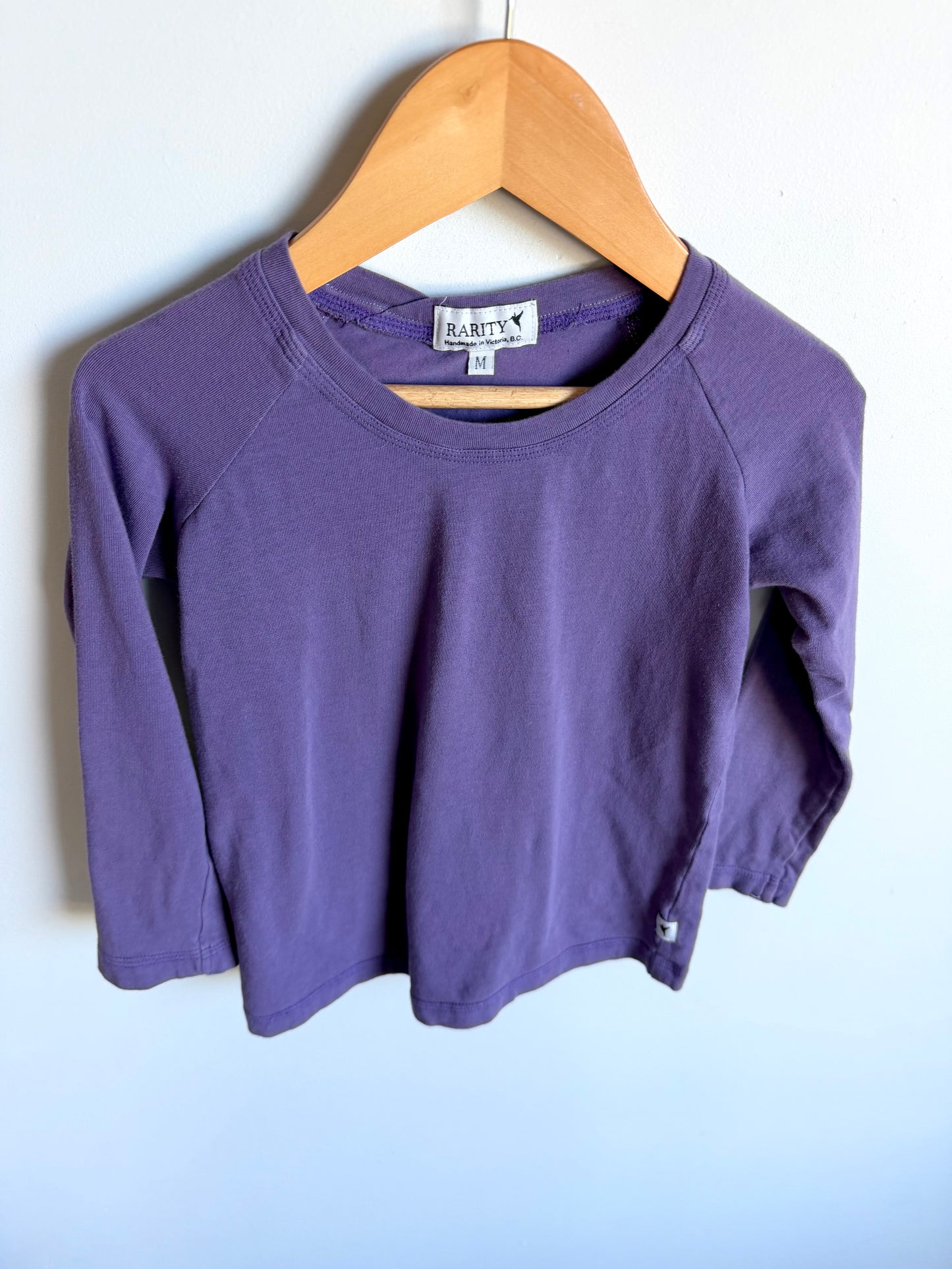Handmade Purple Long Sleeve Top / 3-4T