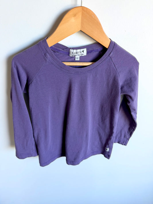 Handmade Purple Long Sleeve Top / 3-4T