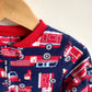 Firetruck Fleece Sleeper / 18m