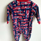 Firetruck Fleece Sleeper / 18m