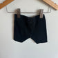 Black Biker Shorts Lace Trim / 6-12m