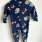 Football Fleece Sleeper / 18m
