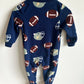 Football Fleece Sleeper / 18m