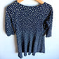 Blue Floral 3/4 Sleeve Dress (PLAY) / 5 years