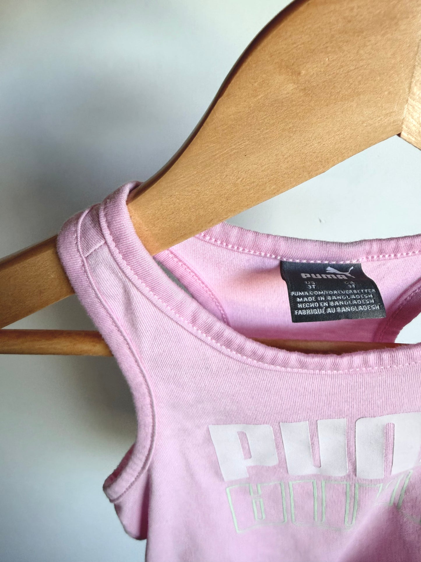 Puma Pink Tank Top / 3T
