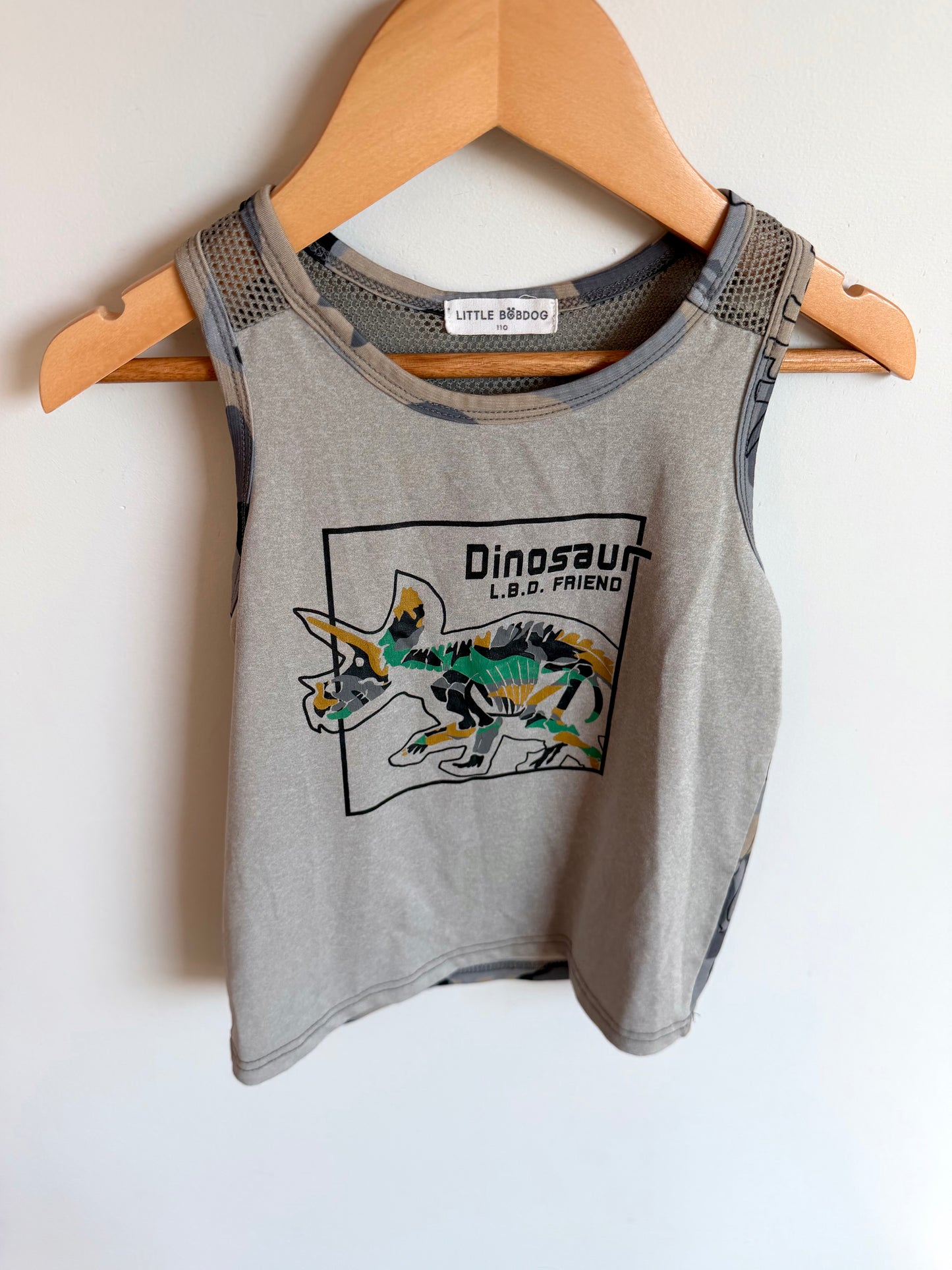 Dinosaur Camo Tank Top / 4T