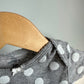 Grey Polka Dot Bodysuit / 3m
