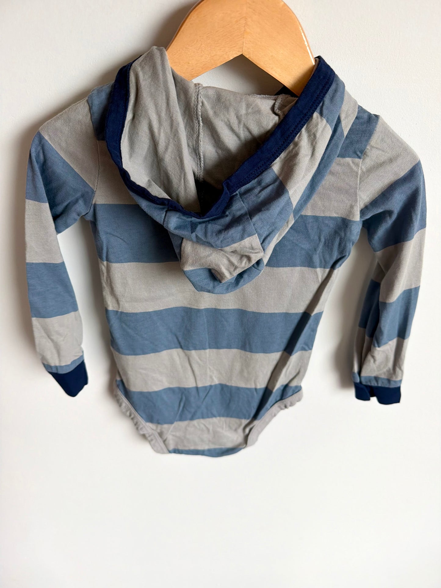 Long Sleeve Hooded Bodysuit / 24m