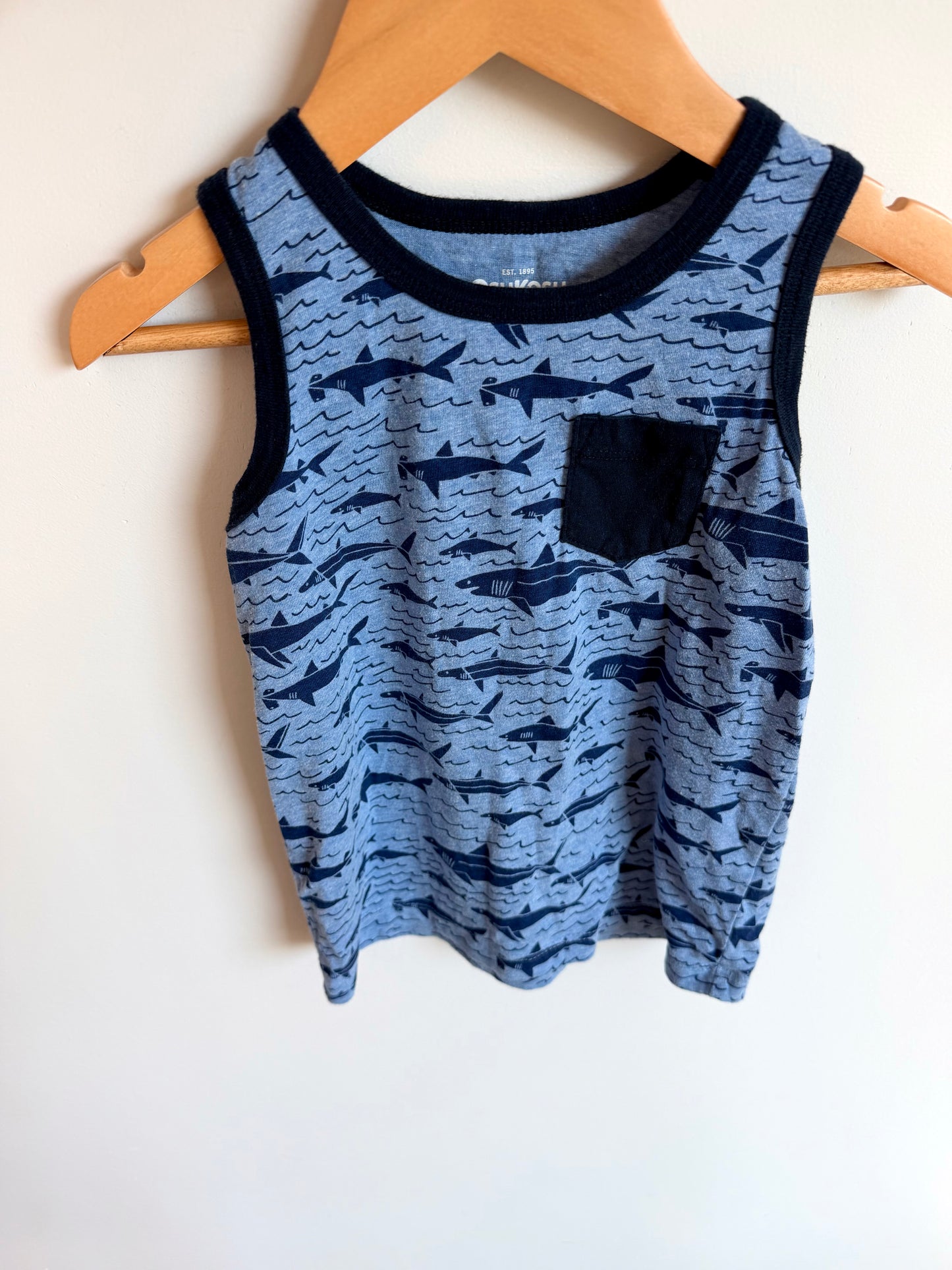 Shark Pocket Tank Top / 3T