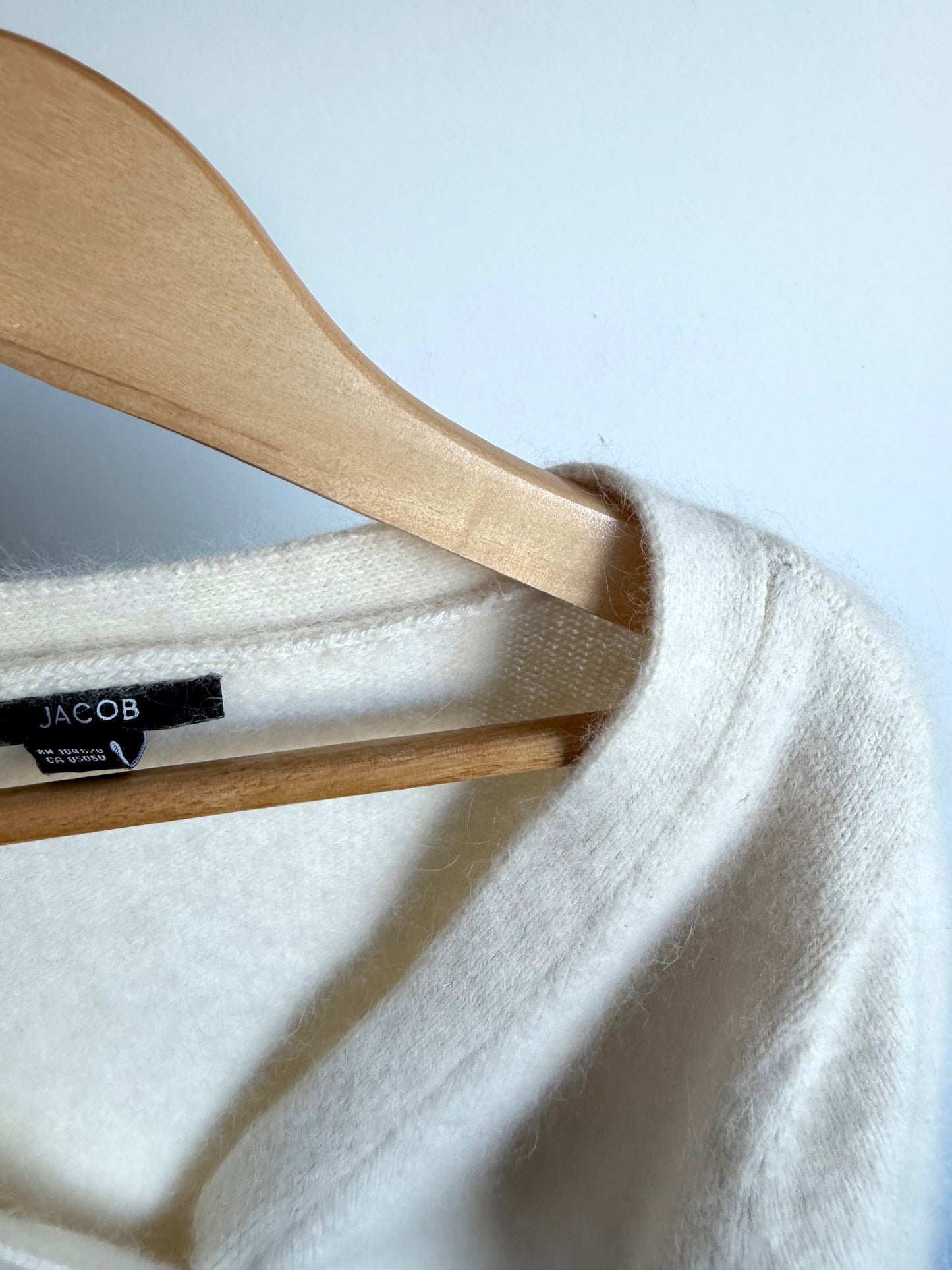 White Button Up Cardigan / 6 years
