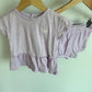 Light Purple Top + Shorts Set / 24m