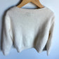 White Button Up Cardigan / 6 years