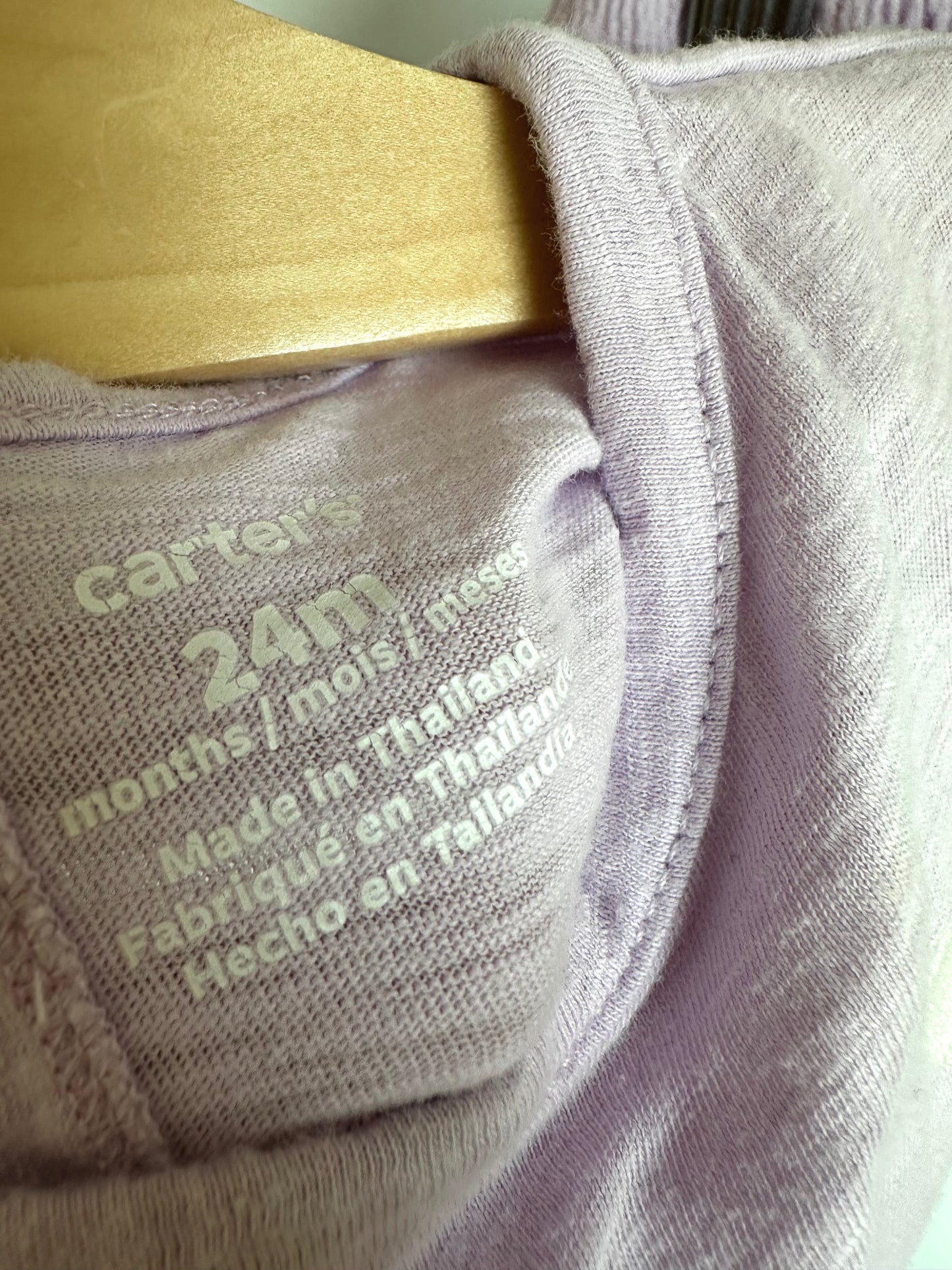 Light Purple Top + Shorts Set / 24m