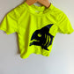 Shark Lime Green Swim Top / 18m