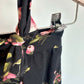 Dark Floral Pants + Headband Set / 18-24m