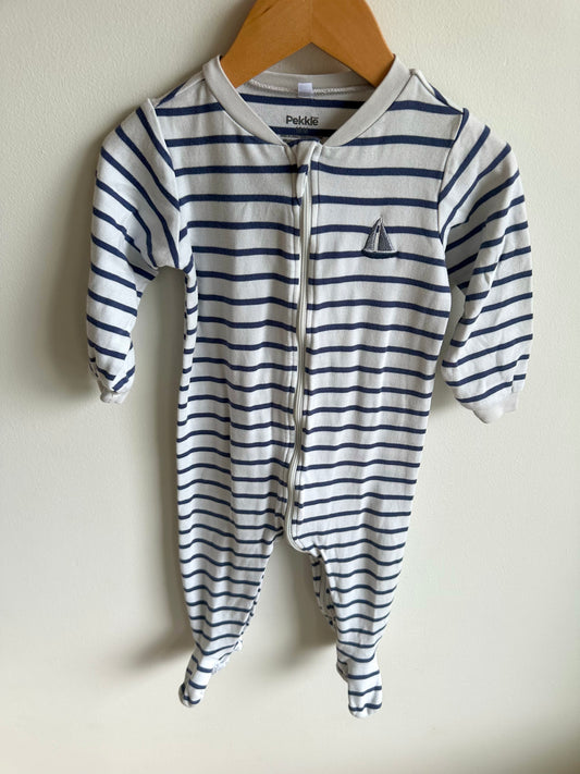 Striped Sailboat Sleeper / 18m