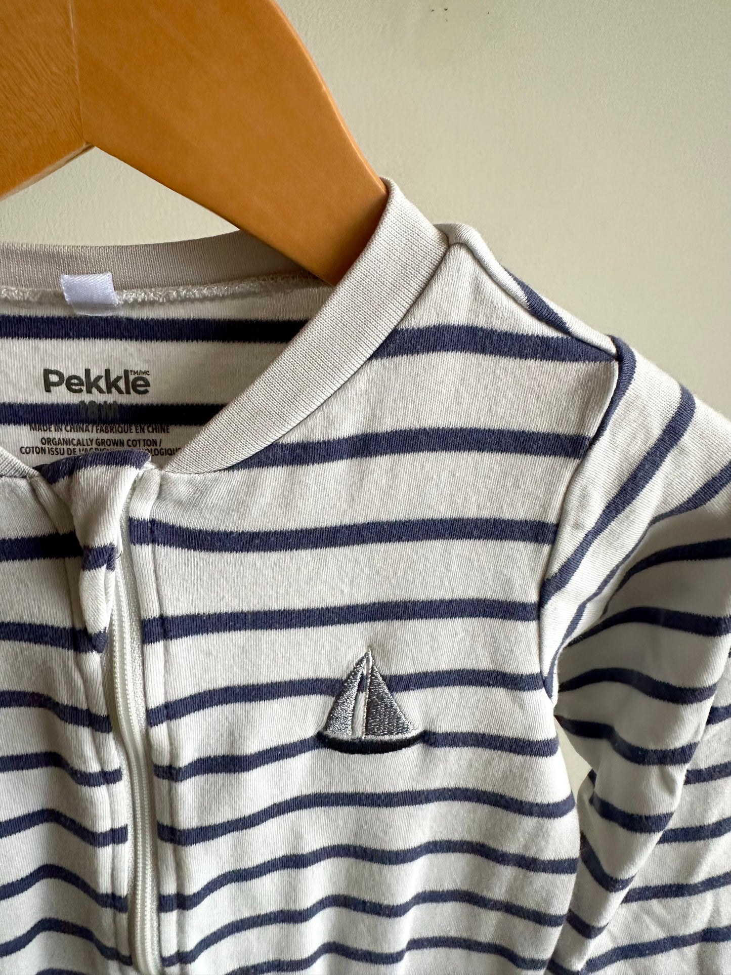 Striped Sailboat Sleeper / 18m