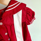 Vintage Red Sailor Dress / 6-12m?