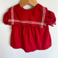 Vintage Red Sailor Dress / 6-12m?