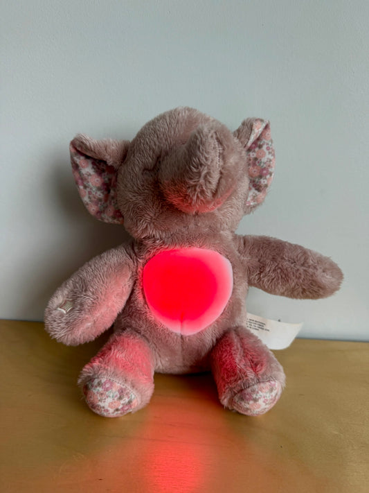 Sleepy Elephant Light Tummy Stuffy Toy (No Shipping)