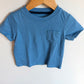 Blue Pocket T-Shirt / 3T