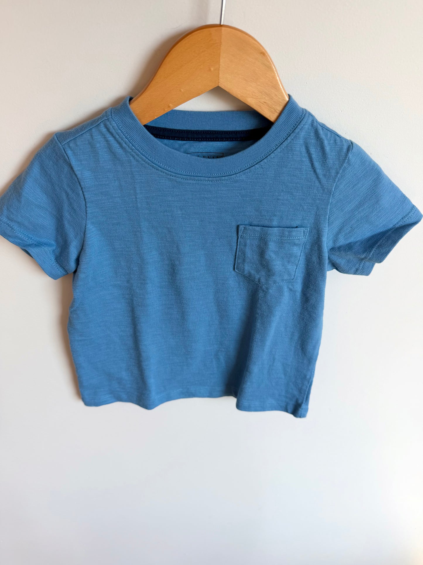 Blue Pocket T-Shirt / 3T