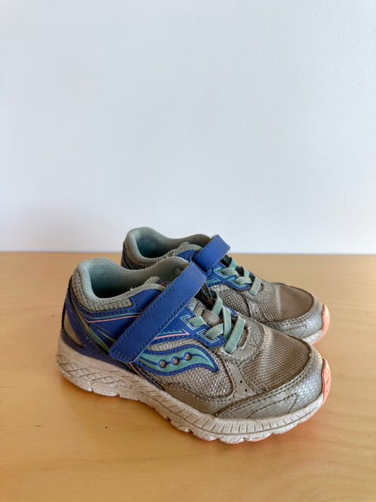 Saucony Velcro Sparkly Runners / Size 11 Toddler